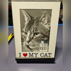 🎉HP🎉 I ❤️ MY CAT  NWOT Picture Frame